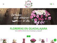 Tablet Screenshot of floreriakpe.com